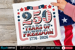 250 Years USA PNG T-shirt Design, 250 years usa png, patriot Product Image 1