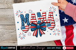 USA Globe Bow PNG T-shirt Design, usa globe png, patriotic Product Image 1