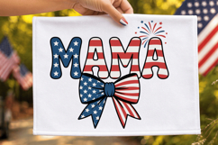 Mama Patriotic PNG T-shirt Design, mama patriotic png, usa Product Image 2