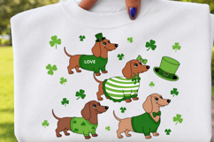 Funny Dogs St Patrick PNG T-shirt Design dog png, funny dog Product Image 1
