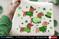 Funny Dogs St Patrick PNG T-shirt Design dog png, funny dog Product Image 2