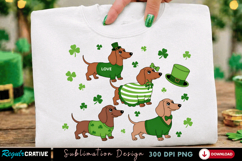 Funny Dogs St Patrick PNG T-shirt Design dog png, funny dog Product Image 3