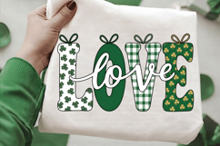 Love Shamrock PNG T-shirt Design, love png,shamrock love png Product Image 2