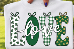 Love Shamrock PNG T-shirt Design, love png,shamrock love png Product Image 3