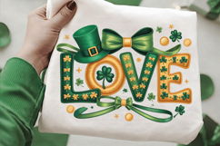 Lucky Love Hat PNG T-shirt Design, lucky love png, shamrock Product Image 2