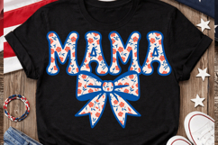 Mama USA Star PNG T-shirt Design, mama usa png, patriotic Product Image 3