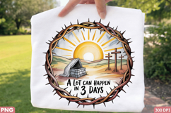 Custom Sublimation Mug Design with Deer and Sun Embroidery Product Image 1