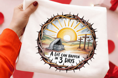 Custom Sublimation Mug Design with Deer and Sun Embroidery Product Image 3