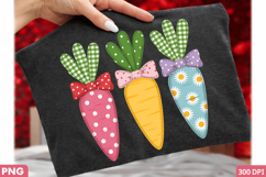 Printable Carrot-Shaped Sublimation Designs for DIY Crafts Product Image 1