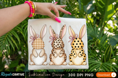 Sublimation Print Design: Customizable Floral and Geometric Product Image 2