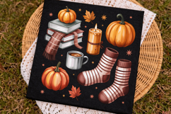 Autumn Harvest Sublimation PNG Design for T-Shirt Printing Product Image 2