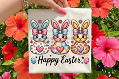 Vibrant Floral Cross Sublimation Design for T-Shirt Printing Product Image 3