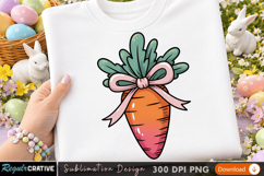 Carrot Sublimation PNG Design for T-Shirt Printing - 300 DPI Product Image 1