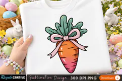 Carrot Sublimation PNG Design for T-Shirt Printing - 300 DPI Product Image 1