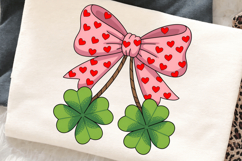 Floral Bow Sublimation Design | Spring Flower Ribbon PNG Product Image 2
