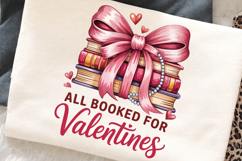 Valentine Book Lover PNG ,Sublimation PNG Design for T-Shirt Product Image 2