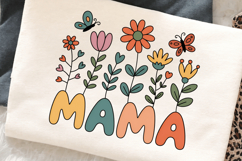 Vibrant Floral Mama Floral PNG Design Sublimation PNG Design Product Image 2