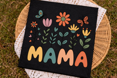 Vibrant Floral Mama Floral PNG Design Sublimation PNG Design Product Image 3