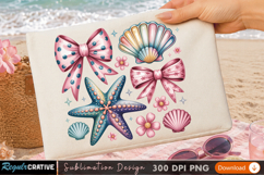 Colorful Marine Life Sublimation PNG Design for T-Shirt Product Image 3