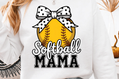 Softball Mama Sublimation PNG Design for DIY Crafts PNG Product Image 2