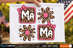 Sublimation Printable PNG Design - Floral Monogram mama png Product Image 3