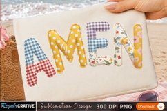 Colorful Alphabet Sublimation Design for T-Shirts - PNG Product Image 1