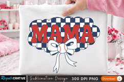 MAMA Sublimation T-Shirt Design - Printable PNG Product Image 3
