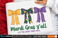 Mardi Gras Themed Sublimation PNG Design,T-Shirt Printing Product Image 3