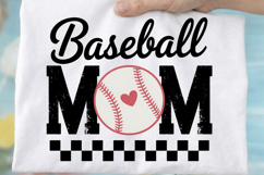 Baseball Mom Sublimation and Print Design - DIY Craft PNG Product Image 2