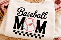 Baseball Mom Sublimation and Print Design - DIY Craft PNG Product Image 3