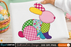 Vibrant Sublimation Rabbit PNG Design for T-Shirt Printing Product Image 1