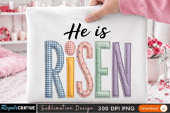 He Is Risen Sublimation PNG Design for T-Shirt Printing Product Image 3