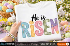 He Is Risen - Sublimation PNG Design for T-Shirt Printing Product Image 2