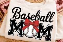 Baseball Mom Sublimation &amp; Printable PNG Design Product Image 3