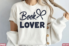 Book Lover Sublimation &amp; Print Design - High-Quality PNG Product Image 1