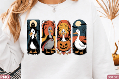 Halloween duck sweatshirt, spooky duck shirt, cute Halloween Product Image 3