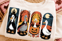 Halloween duck sweatshirt, spooky duck shirt, cute Halloween Product Image 2