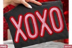 XOXO Sublimation & Print Design - DIY Craft PNG Product Image 1