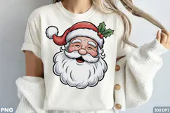 Santa Claus shirt, Christmas Santa tee, festive holiday png Product Image 2