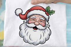 Santa Claus shirt, Christmas Santa tee, festive holiday png Product Image 3