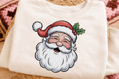 Santa Claus shirt, Christmas Santa tee, festive holiday png Product Image 1