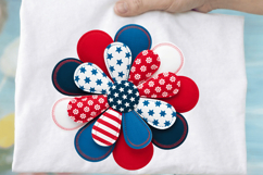 Patriotic Bow Sublimation PNG Design for DIY Crafts Product Image 2