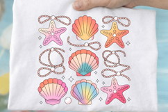 Sea Starfish PNG Design,starfish png,seashell png, pearl png Product Image 3