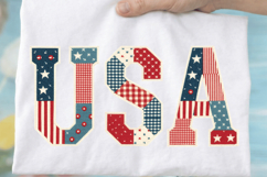 USA Flag Text Sublimation PNG Design for T-Shirt Printing Product Image 4