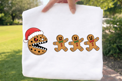 Santa Hat Gingerbread Men Sublimation &amp; Laser Cut Design Product Image 2