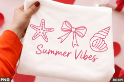 Summer Vibes Sublimation PNG Design for T-Shirt and Laser Product Image 2