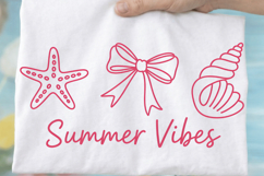 Summer Vibes Sublimation PNG Design for T-Shirt and Laser Product Image 1