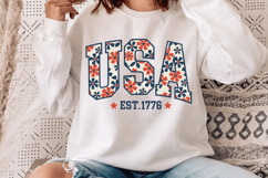 USA Flag Design Sublimation PNG for T-Shirt,USA Flag PNG Product Image 3