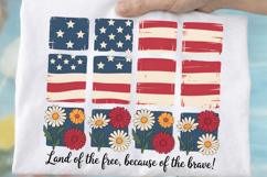 Sublimation Print Design: Patriotic American Flag &amp; Superher Product Image 1