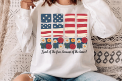 Sublimation Print Design: Patriotic American Flag &amp; Superher Product Image 3
